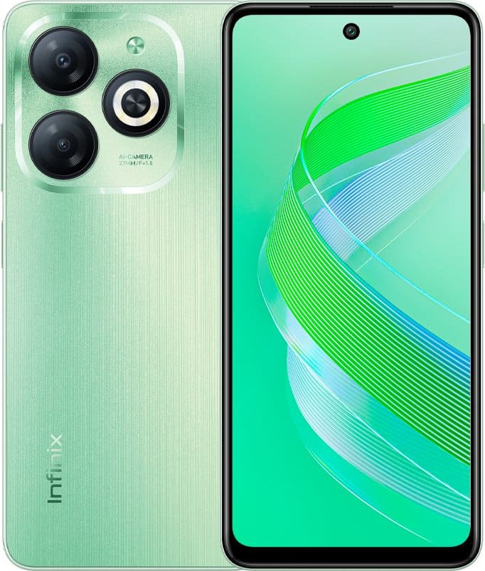 Telefono Infinix Smart 8  X6525 6gb (3gb+3gb)  64gb Crystal green