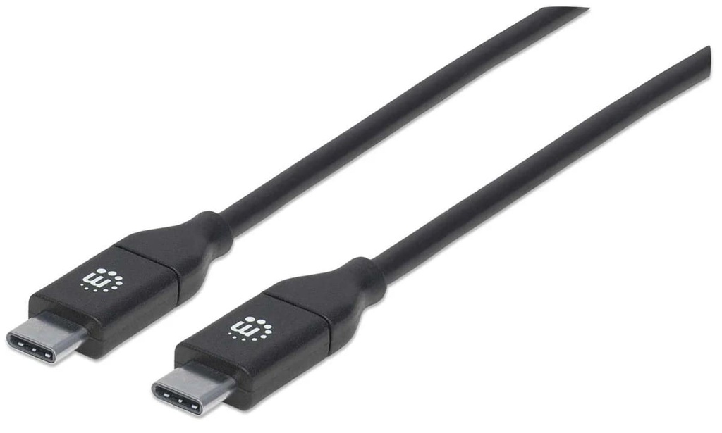 CABLE DE DATOS MANHATTAN USB 2.0 TIPO C 2M NEGRO 354875