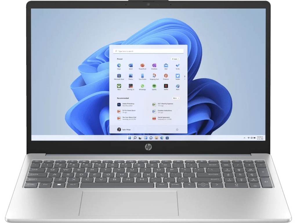 Notebook  HP 15.6" Core-i7 1355u 45gb 512gb ssd 15-fd0006la Freedos 802n8la#abm Moonlight