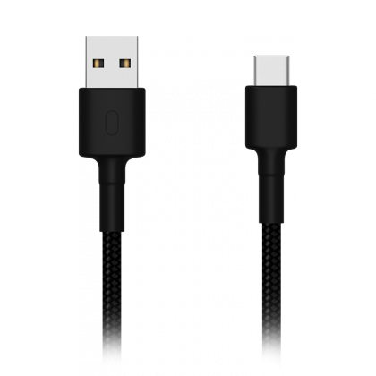 Cable xiaomi mi braided usb type-c cable 100cm black