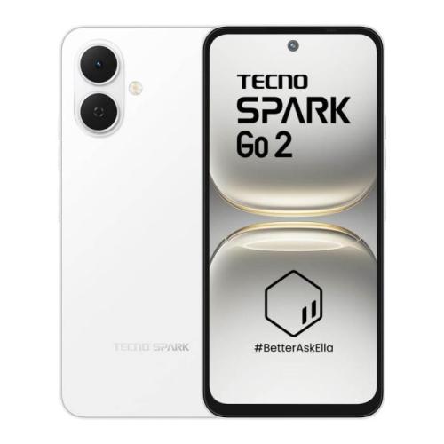 Telefono Tecno Spark G02 KM4 ds 6gb (3+3gb) +64gb  Blanco