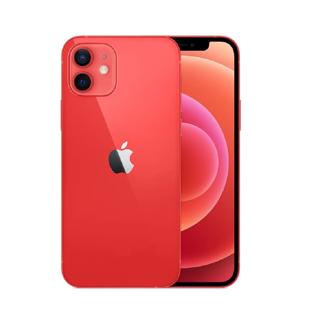 Teléfono Iphone 12 64GB Grado A- Rojo +cubo cable