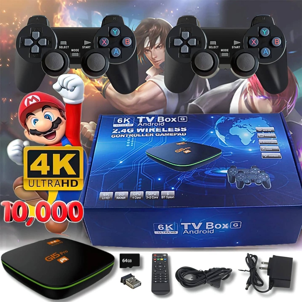 CONSOLA DE JUEGO GENERICO PRO G15 Y TV BOX KD13-CO10019