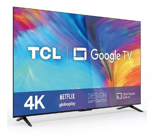 Televisor led TCL smart tv 55" google tv 4K HDR 55P635 cbu