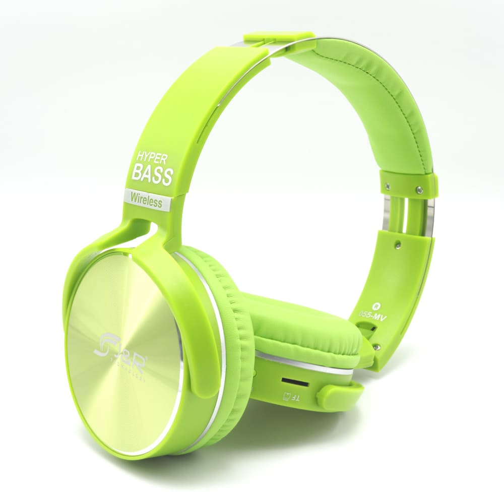 AUDIFONO DIADEMA BLUETOOTH 5.0 BATERIA 200mah PG01 VERDE