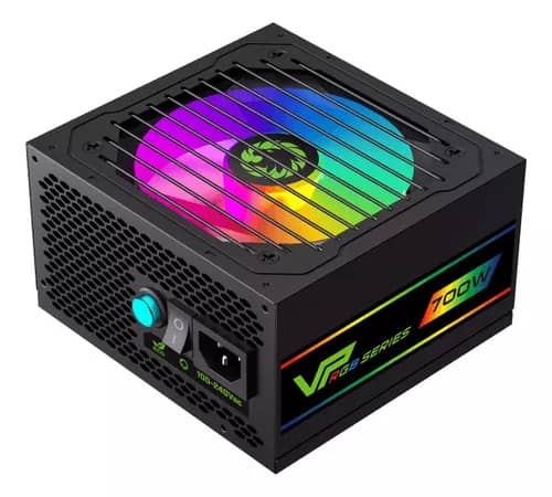 FUENTE DE PODER GAMEMAX VP-700-RGB 80P APFC 700W/100-240V NEGRO