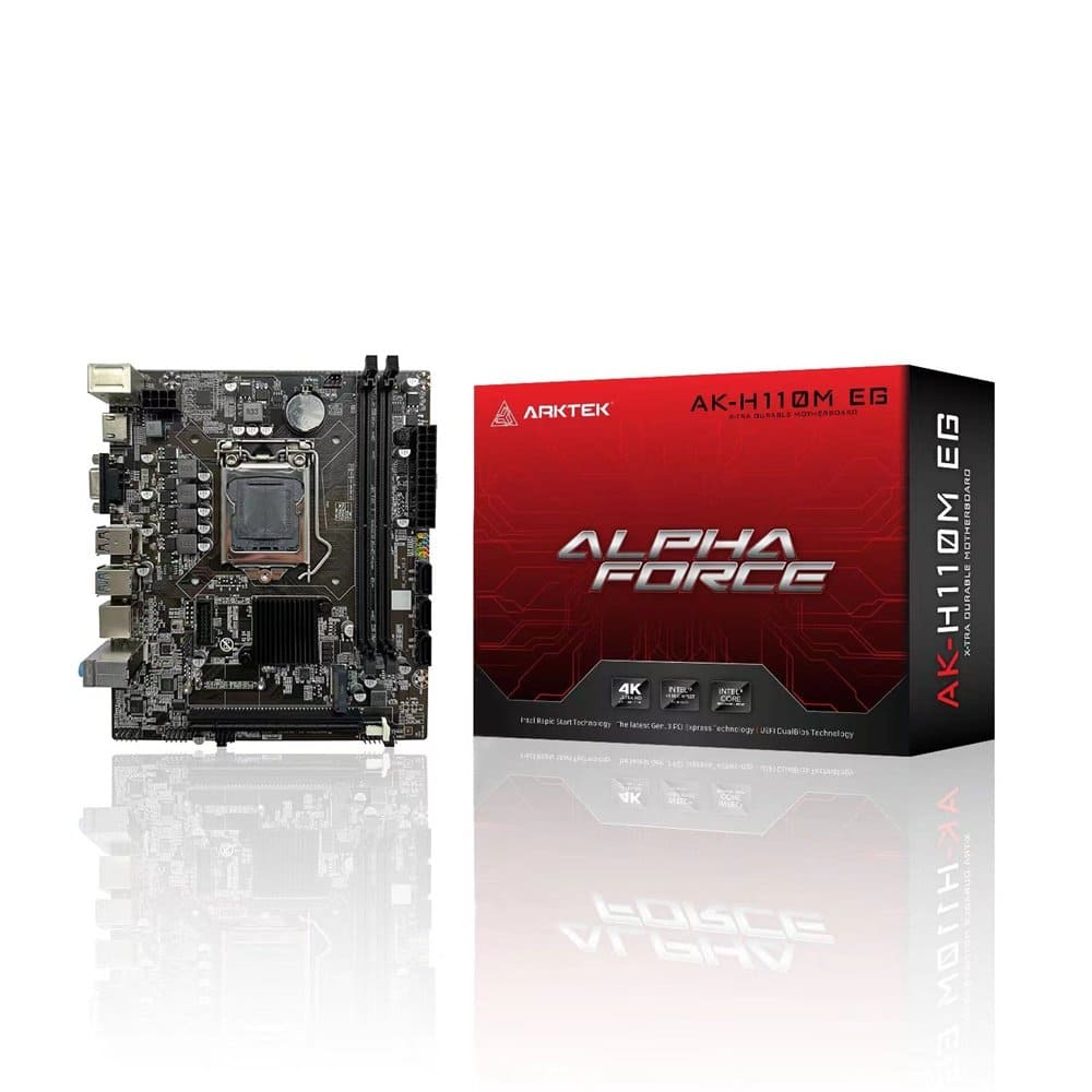 Mainboard arktek  H110M ddr4 socket 1151
