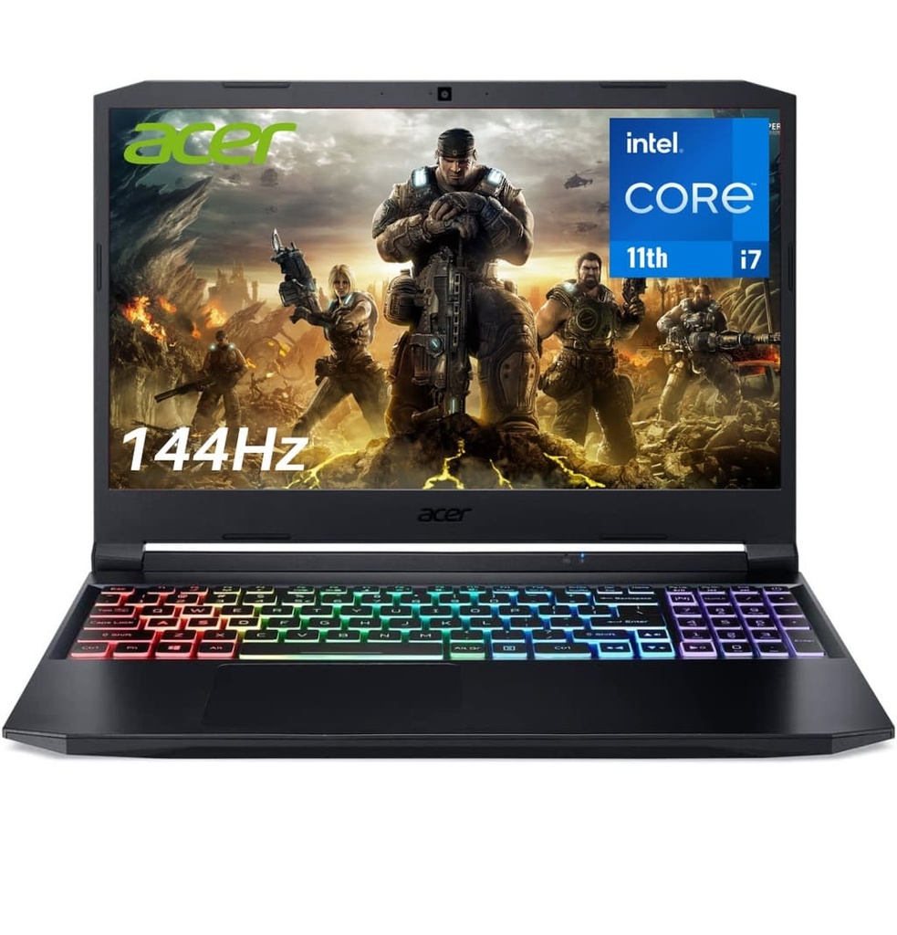 Notebook Acer Gaming Nitro 15.6" Core i7-11800H AN515-57-79F8-PE 8GB/512GB SSD FHD RTX3050