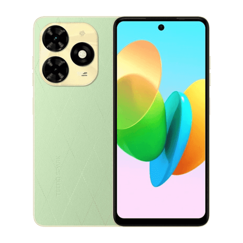 Telefono tecno spark 20c (BG7) DS 8gb(4gb+4gb)+128gb magic skin green