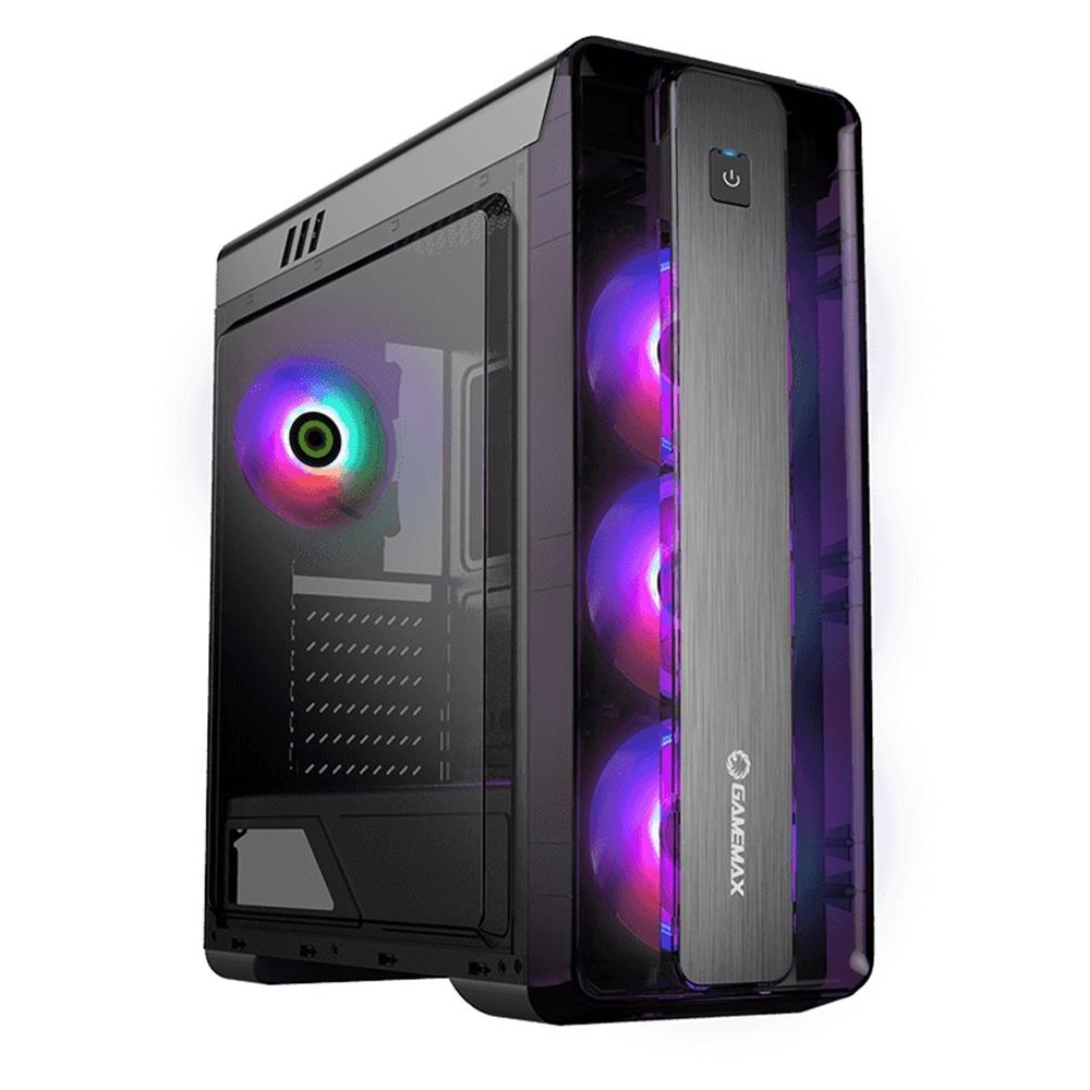 CASE GAMEMAX MOONLIGHT FRGB BK NEGRO