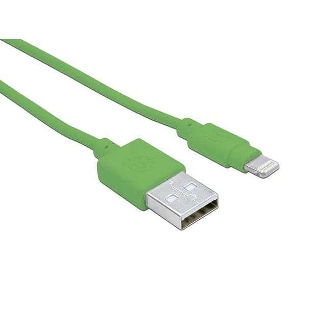 CABLE DE DATOS MANHATTAN USB A 8 PINES VERDE 394215