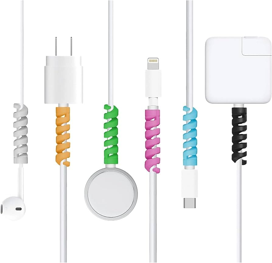 PROTECTOR DE CABLE DE DATOS DE SILICON COLOR LISO TE-22