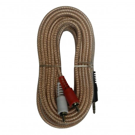 CABLE 2RCA TO 3.5MM EAT1514 5M