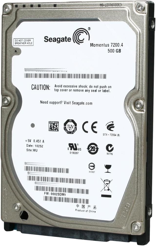 DISCO DURO SEAGATE NT  500GB 2.5 SATA ST9500420AS