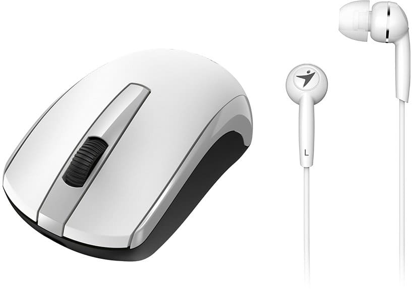 MOUSE /AUDIFONO GENIUS MH-7018 BLANCO
