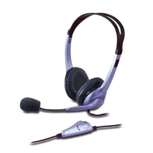 AUDIFONOS DIADEMA C/MICROFONO GENIUS HS-04S LILA