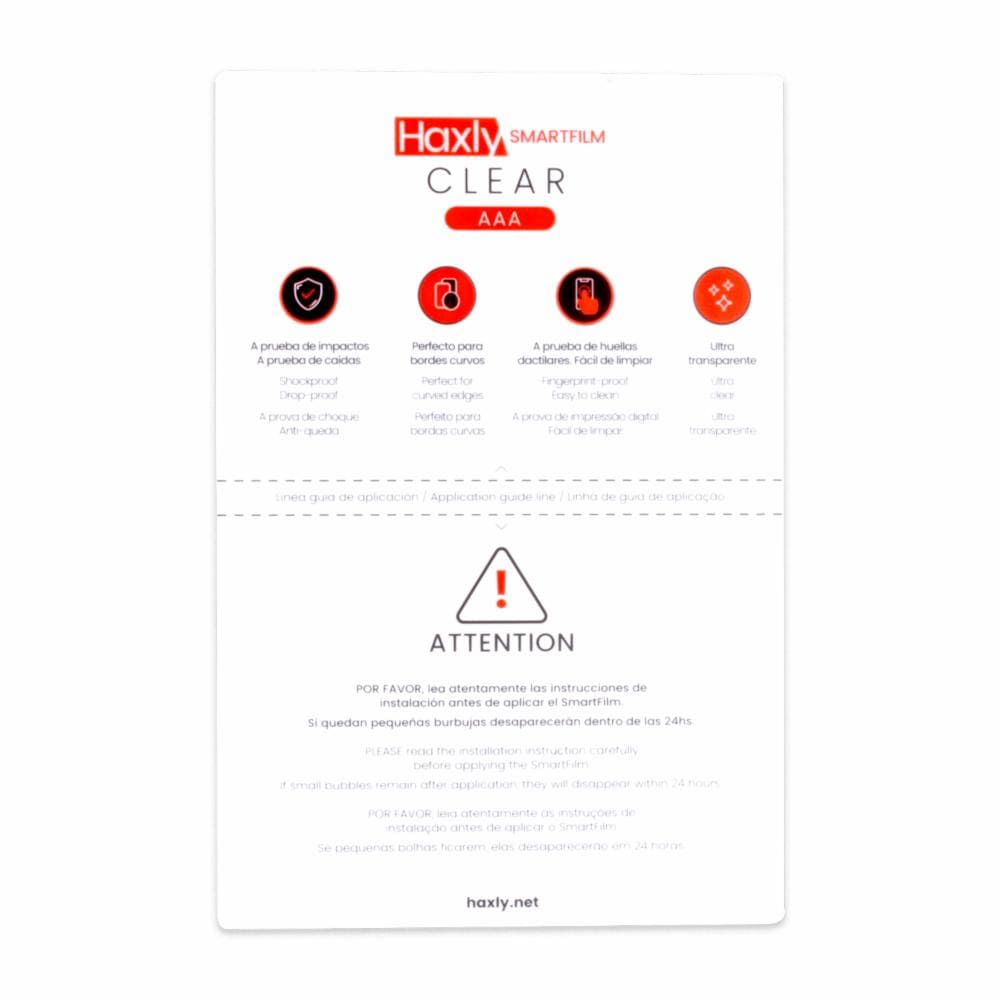 L_  Lamina accesorio Hidrogel Clear AA 120x180 mm