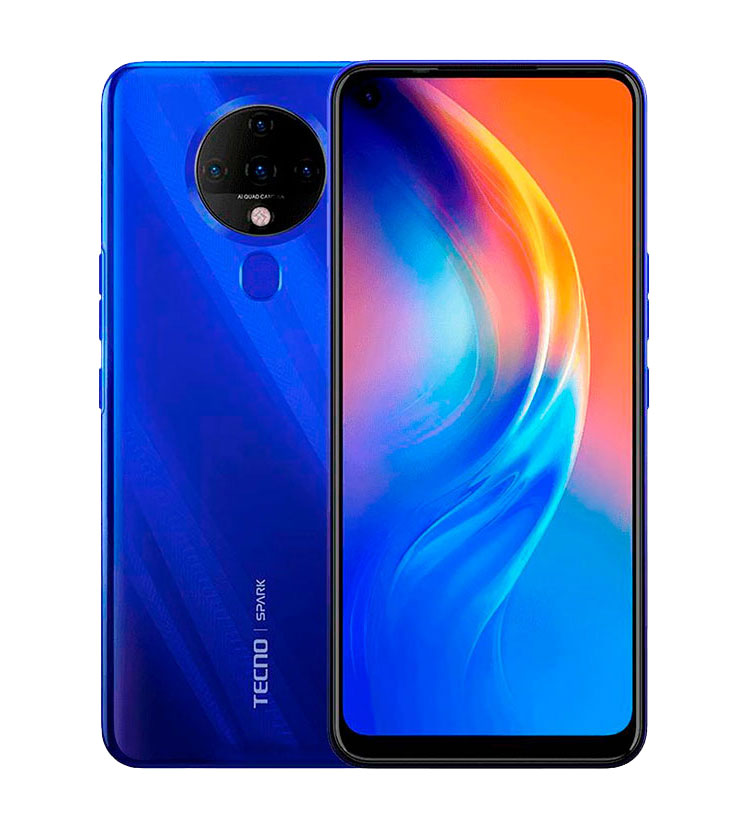 TELEFONO TECNO SPARK 6 (KE7) HD 6.8" DUAL SIM 4GB+128GB AZUL