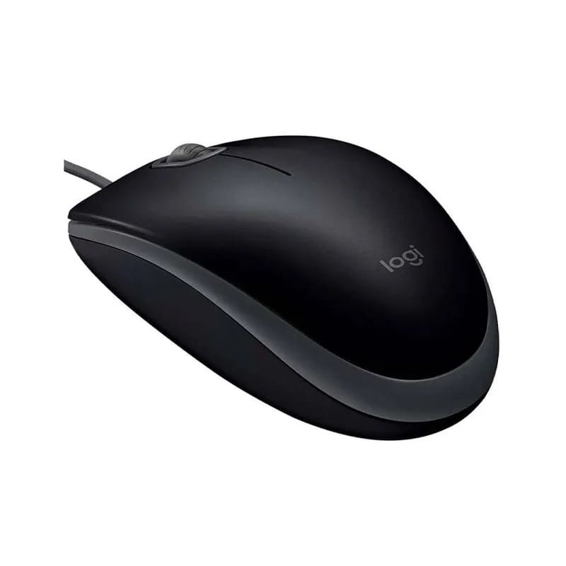 Mouse logitech alambrico m110 usb negro