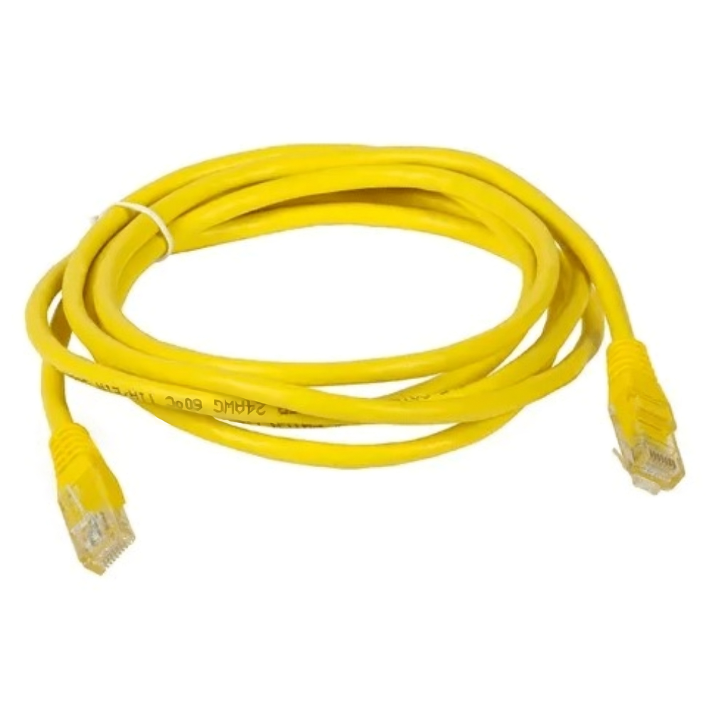 CABLE PATCH CORD VANTEC CAT5E M8 6MT AMARILLO