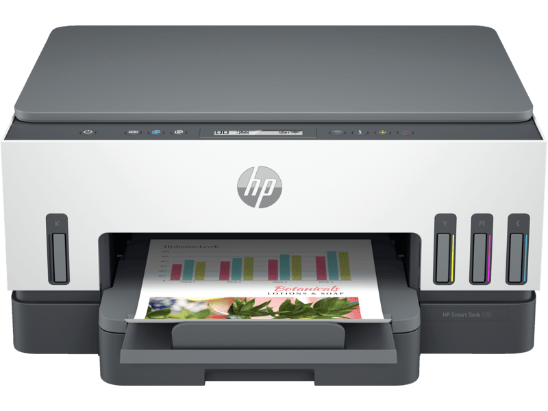 Impresora hp smart tank 720 multifuncion tinta continua wi-fi duplex