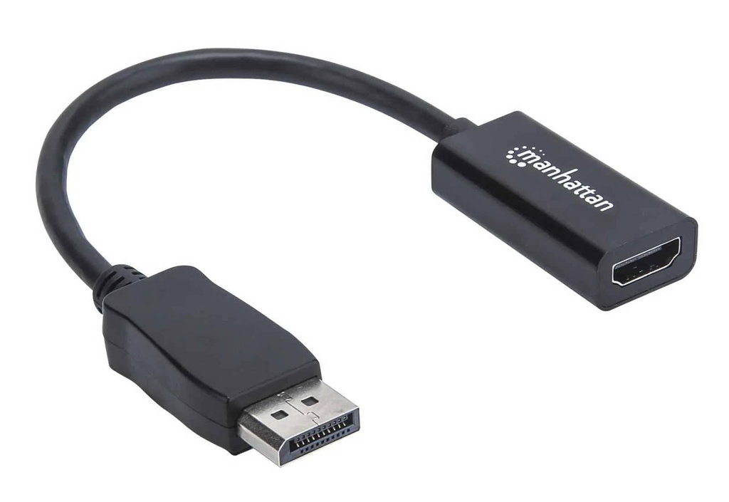 Adaptador manhattan displayport a hdmi negro 151634