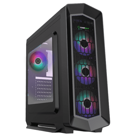 CASE GAMEMAX ASGARD RGB G516 NEGRO