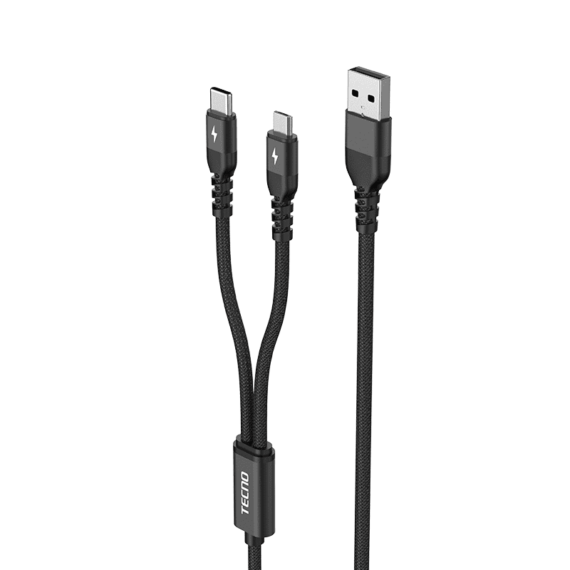 Cable de datos tecno tcd-e81 2en1  1m