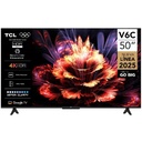 Televisor Led TCL Smart tv 50" 4K HDR 50V6C google tv