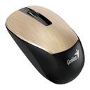 MOUSE GENIUS INALAMBRICO NX-7015 USB DORADO