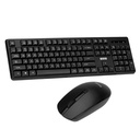 Combo Marvo Mouse & Teclado inalámbrico ERgonomic Design WS005 SP Negro