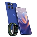 Telefono Motorola Edge 60 Pro xt2507-1 ds 12gb + 512gb db Cobalto + Smart Watch fit xt 2541-1 tg verde