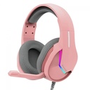 Audifono diadema xtrike gaming h8618 pink