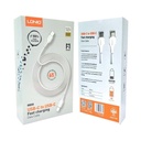 Cable de datos LDNIO LC122c 2MT tipo c a tipo c
