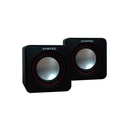 PARLANTES VANTEC VT-ES208BK  NEGRO/ROJO