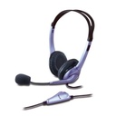AUDIFONOS DIADEMA C/MICROFONO GENIUS HS-04S LILA