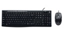 Teclado/mouse logitech mk200 usb negro