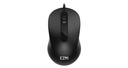 Mouse alámbrico ezmi eza-4208bk Negro