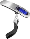 BALANZA DIGITAL PORTATIL PARA EQUIPAJE CON PANTALLA LCD SOPORTE DE LECTURA HASTA 50KG BATERIA 250MAH TE-27