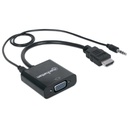 CONVERTIDOR MANHATTAN HDMI-VGA/AUDIO 151559 NEGRO